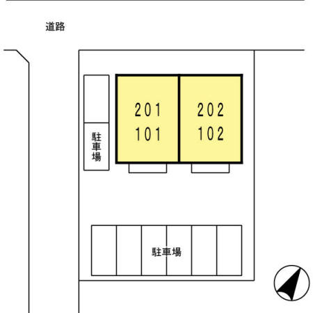 エクレール南の区画図