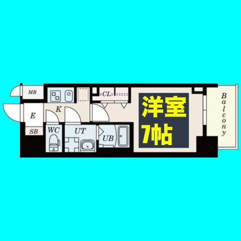 S-RESIDENCE名駅Northの間取り