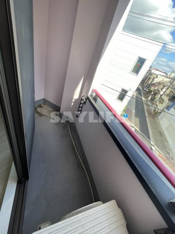 大阪市城東区諏訪４丁目の賃貸マンションのバルコニー