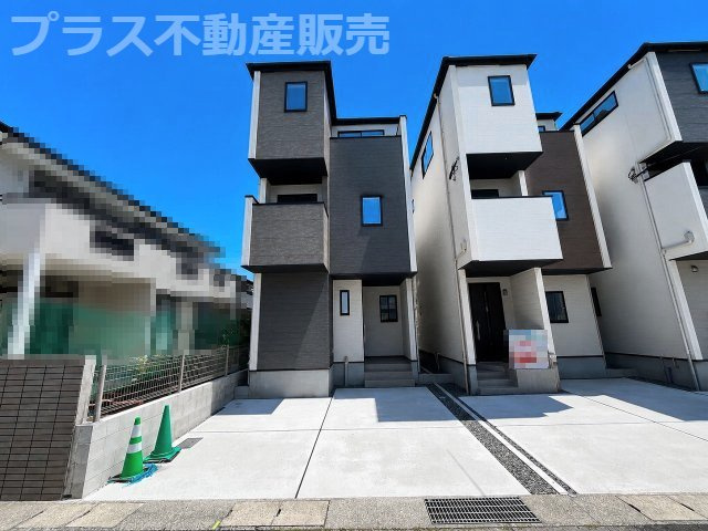 【外観】 | 福岡市西区愛宕浜4丁目1期　1号棟（全3棟）【仲介手数料無料・0円】 | 現地写真。同じ物件を見るなら、プラス不動産販売にお任せ下さい。