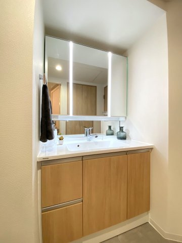 クリーンリバーフィネス山鼻中央の独立洗面台