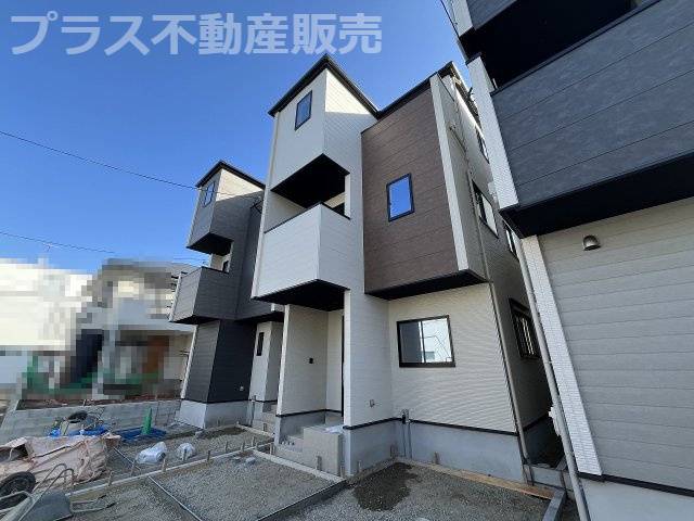 【外観】 | 福岡市西区愛宕浜4丁目1期　2号棟（全3棟）【仲介手数料無料・0円】 | 建築中の物件は、お近くのモデルハウスも一緒にご覧頂けます。