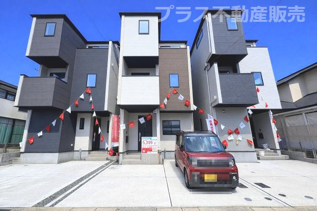 【外観】 | 福岡市西区愛宕浜4丁目1期　3号棟（全3棟）【仲介手数料無料・0円】 | 現地写真。同じ物件を見るなら、プラス不動産販売にお任せ下さい。