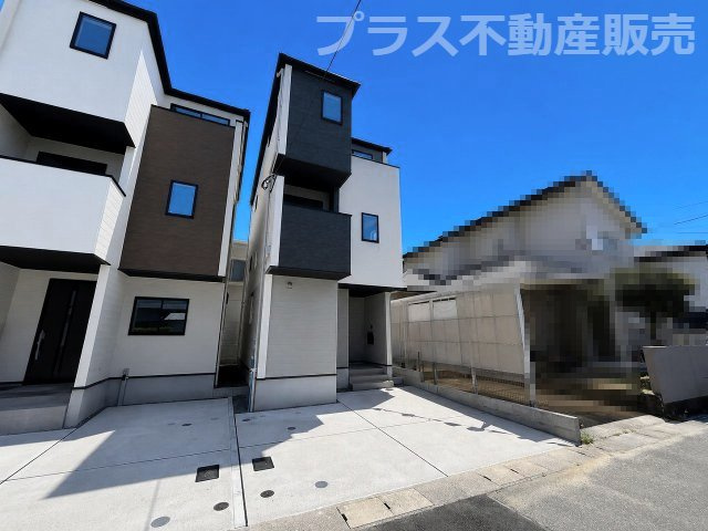 【外観】 | 福岡市西区愛宕浜4丁目1期　3号棟（全3棟）【仲介手数料無料・0円】 | 現地写真。同じ物件を見るなら、プラス不動産販売にお任せ下さい。