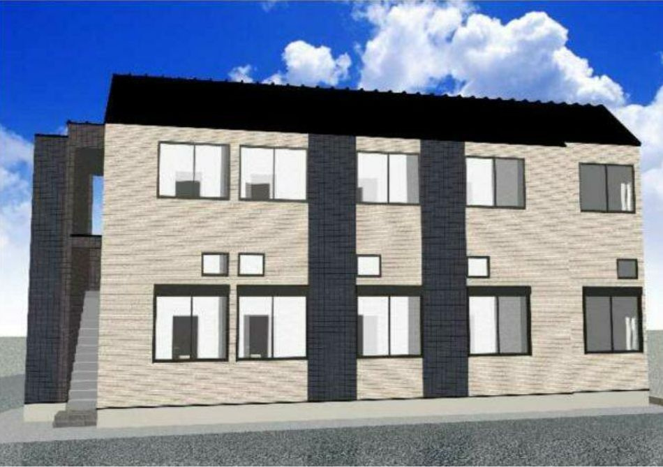 ハーモニーテラス若宮Ⅶ(ハーモニーテラスワカミヤセブン)の外観|完成予想パース