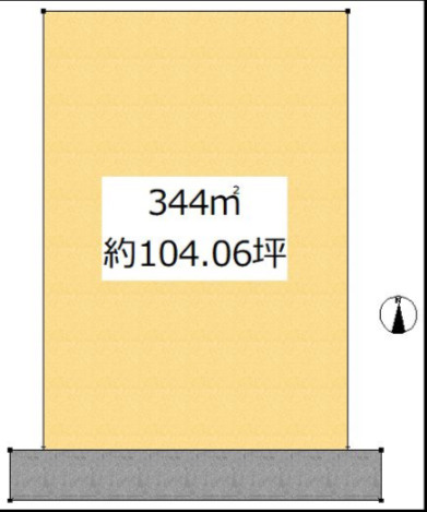 土地　柳川市　佃町201-8の土地図