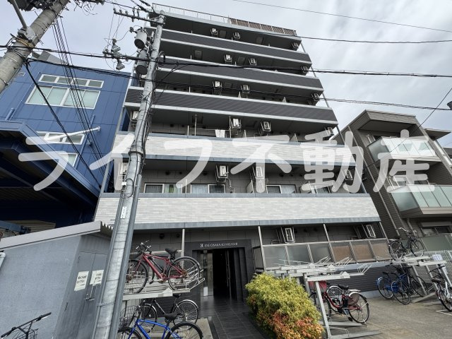 エグゼ大阪城東の外観|外観は落ち着いています