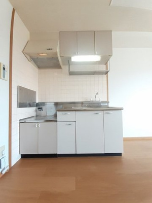 【キッチン】 | シャトー野口Ⅱ | コンパクトなキッチンで掃除もラクラク