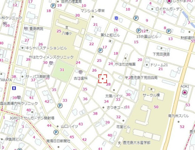 【地図】 | 下荒田4丁目　新築戸建　1
