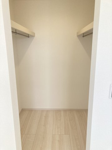 第２渋川市金井　新築戸建住宅　１号棟の収納|２階洋室3収納：ウォークインクローゼットです