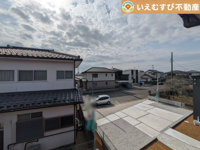 Livele Garden.S　行田矢場第4の展望|高い建物が無く開放感のある展望
バルコニーからの展望も開けていて閑静な住宅地が望めます。日当りも良いですね♪