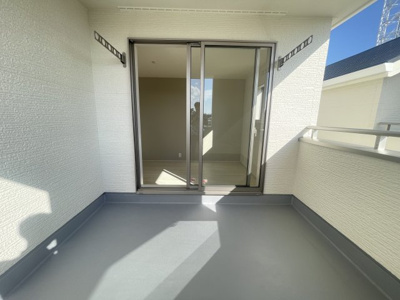 【バルコニー】 | 沖縄市園田（全2棟）2号棟 | 2号棟　インナーバルコニー♪