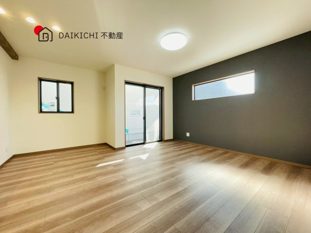 【居間・リビング】 | 桶川市上日出谷第13期　クライン　新築戸建　全2棟　1号棟