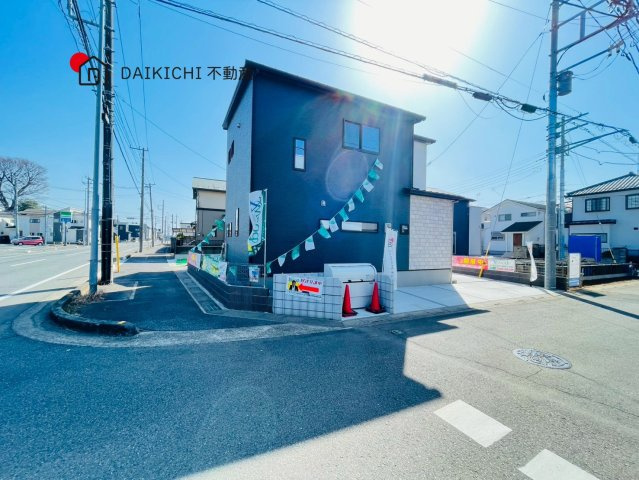【前面道路含む現地写真】 | 桶川市上日出谷第13期　クライン　新築戸建　全2棟　1号棟