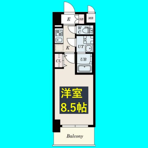 S-RESIDENCE浄心Ⅱの間取り