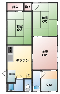 【間取り】 | 戸田貸家