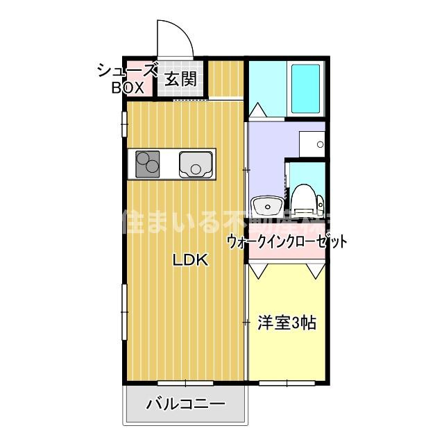 ミースドミーリアBの間取り