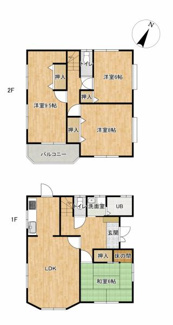 【間取り】 | 熊毛郡平生町大字宇佐木戸建