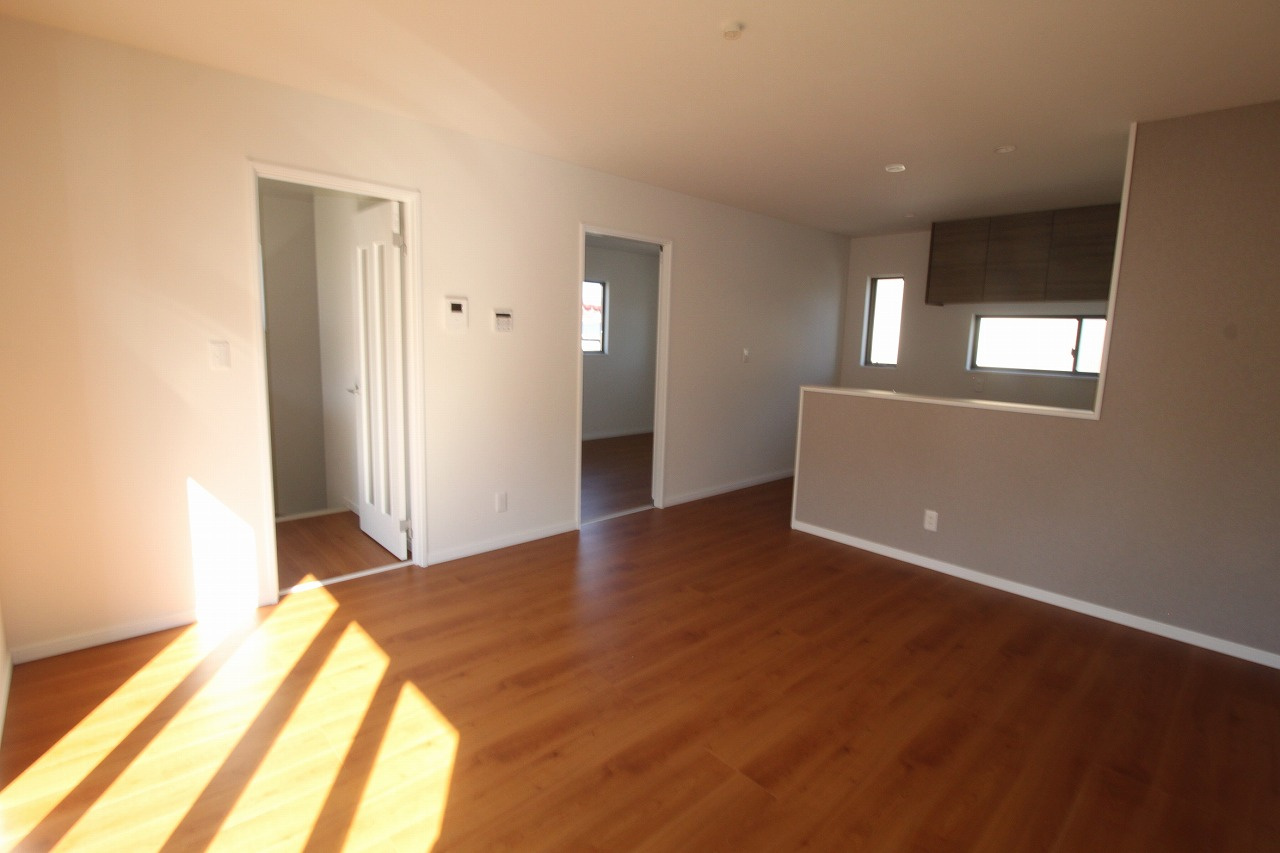 朝倉己　新築戸建　【2階リビング】の居間・リビング|2Ｆ　ＬＤＫ　14.0帖