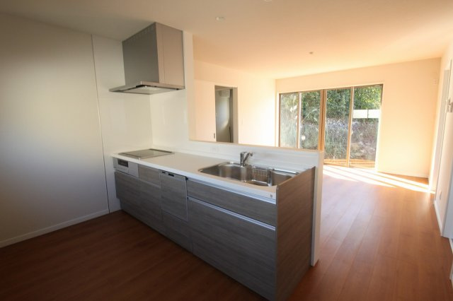 朝倉己　新築戸建　【2階リビング】のキッチン|カウンターキッチン