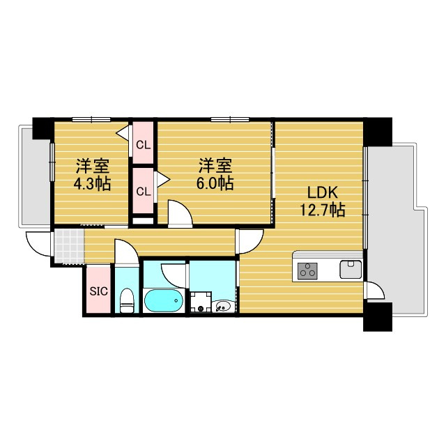 ルネサンスの間取り