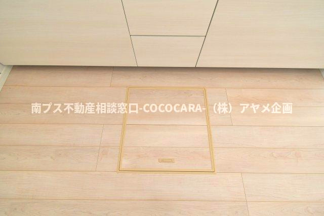 南アルプス市在家塚の新築一戸建の収納|床下収納もあって便利です