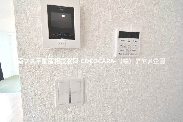 南アルプス市在家塚の新築一戸建の防犯設備