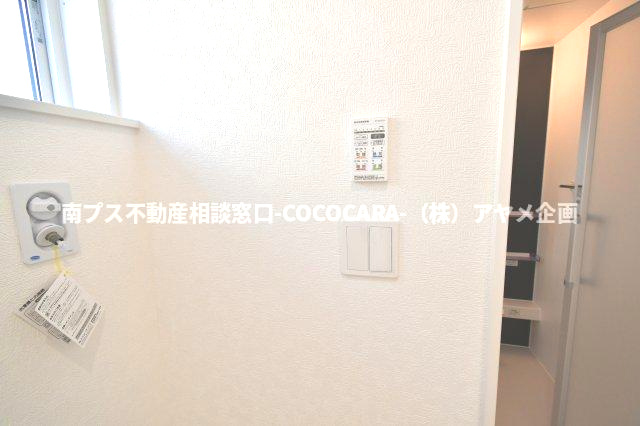 南アルプス市在家塚の新築一戸建のランドリースペース|浴室乾燥機付き