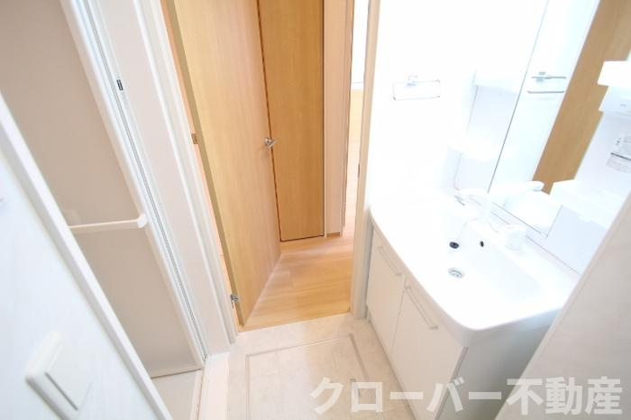 セジュール澄Ⅲ A棟の洗面所|洗面所