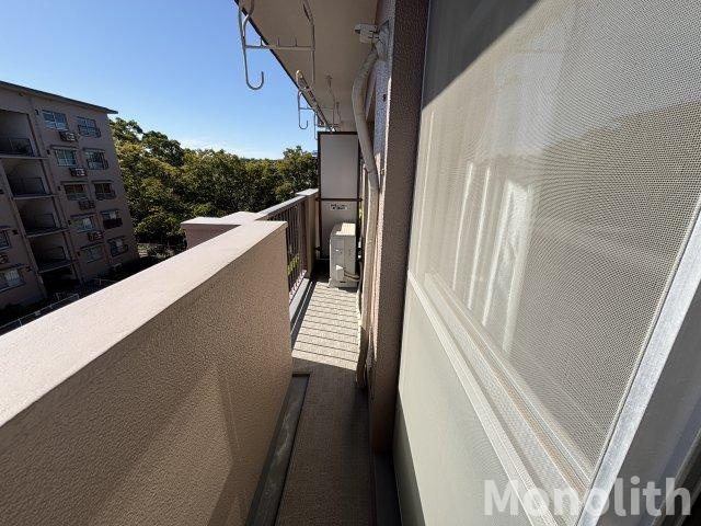 泉北赤坂台住宅のバルコニー