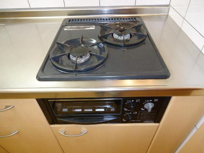 【キッチン】 | ファインパレス | ガスコンロ