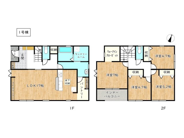 【間取り】 | 姫路市大津区天神町2丁目／全3棟