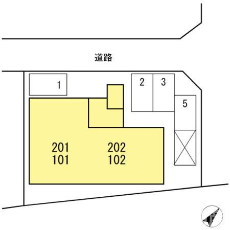 バークリィーハイツの区画図