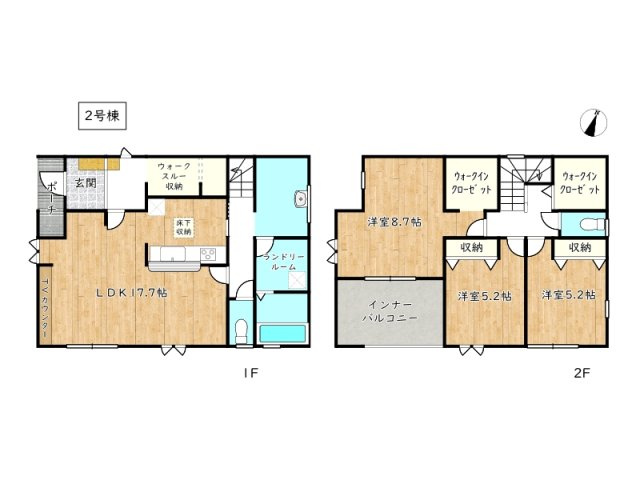 【間取り】 | 姫路市大津区天神町2丁目／全3棟