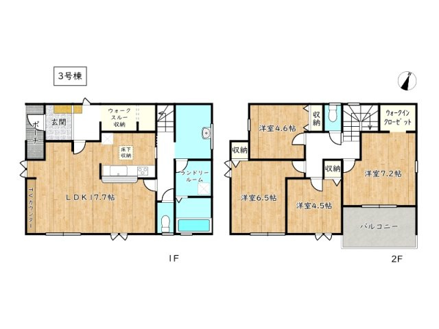 【間取り】 | 姫路市大津区天神町2丁目／全3棟
