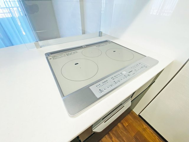 グラン・パレ大倉山ウエストタワーの独立洗面台|IHコンロ