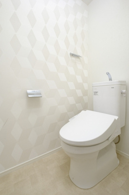 【トイレ】 | エンクレスト博多PARKSIDE | 清潔感のあるトイレです。
