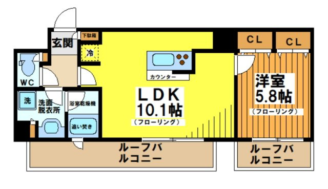 【間取り】 | プレール・ドゥーク渋谷幡ヶ谷