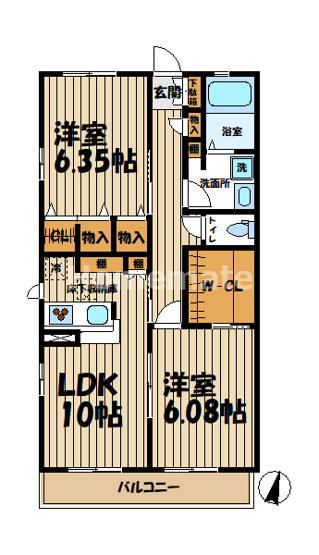 【間取り】 | ウィスタリア港南台