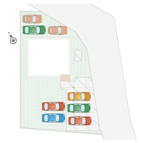 【区画図】 | 加須市下高柳　新築戸建　全12棟　8号棟
