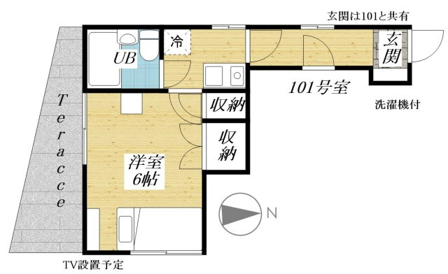 清水荘の間取り