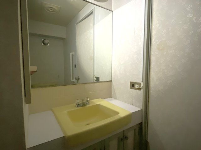 シーズ城ヶ崎の独立洗面台|奥お風呂