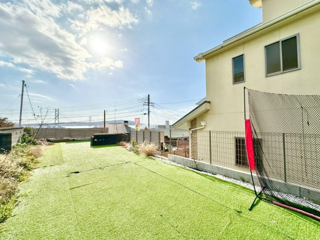 神戸市垂水区舞子坂3丁目の庭|BBQやドッグランにオススメの約38坪の庭付き♪