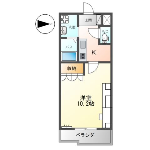 セピアローズⅡの間取り