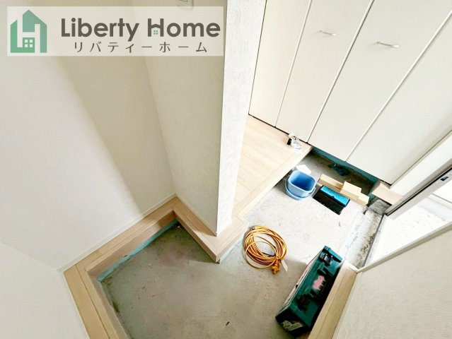 取手市宮和田第8　新築戸建の玄関