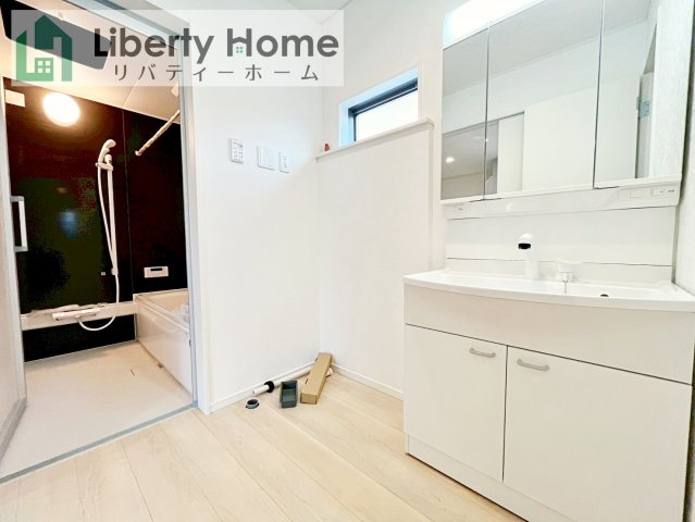 取手市宮和田第8　新築戸建の脱衣所