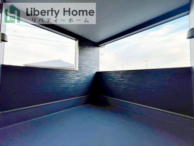 取手市宮和田第8　新築戸建のバルコニー