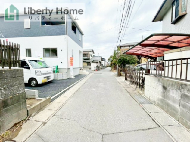 取手市宮和田第8　新築戸建の前面道路含む現地写真