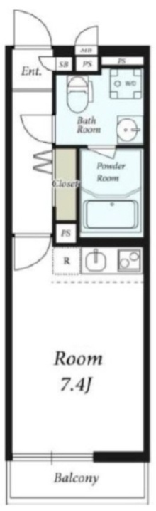 リブリ・平間の間取り|間取りです。