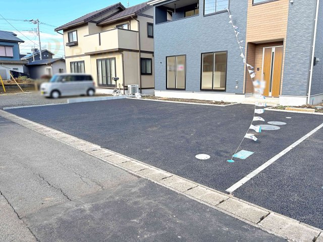 ひたちなか市磯崎町第3　新築戸建て　1号棟の駐車場|カースペースは2台お停めいただけます♪